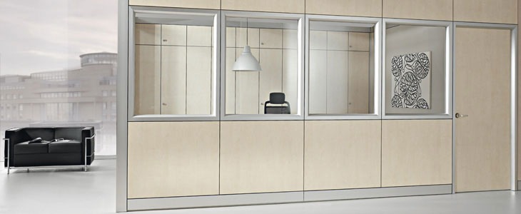 Pareti divisorie ufficio: cartongesso, legno, vetro Pareti ufficio vetro
