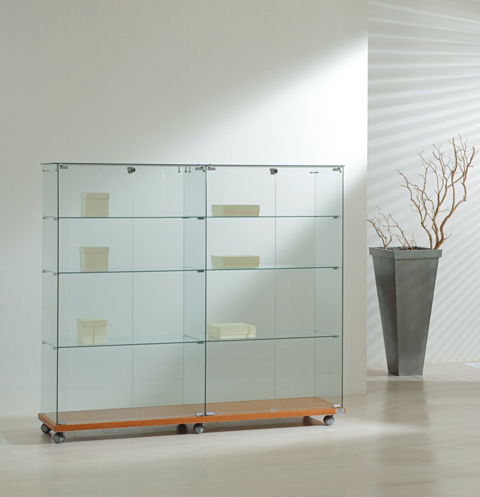 Vetrine ufficio: vetro, legno, metallo Vetrinette classiche legno